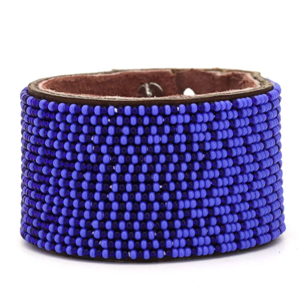 Large Beaded Cuff - Picture 2 of 3